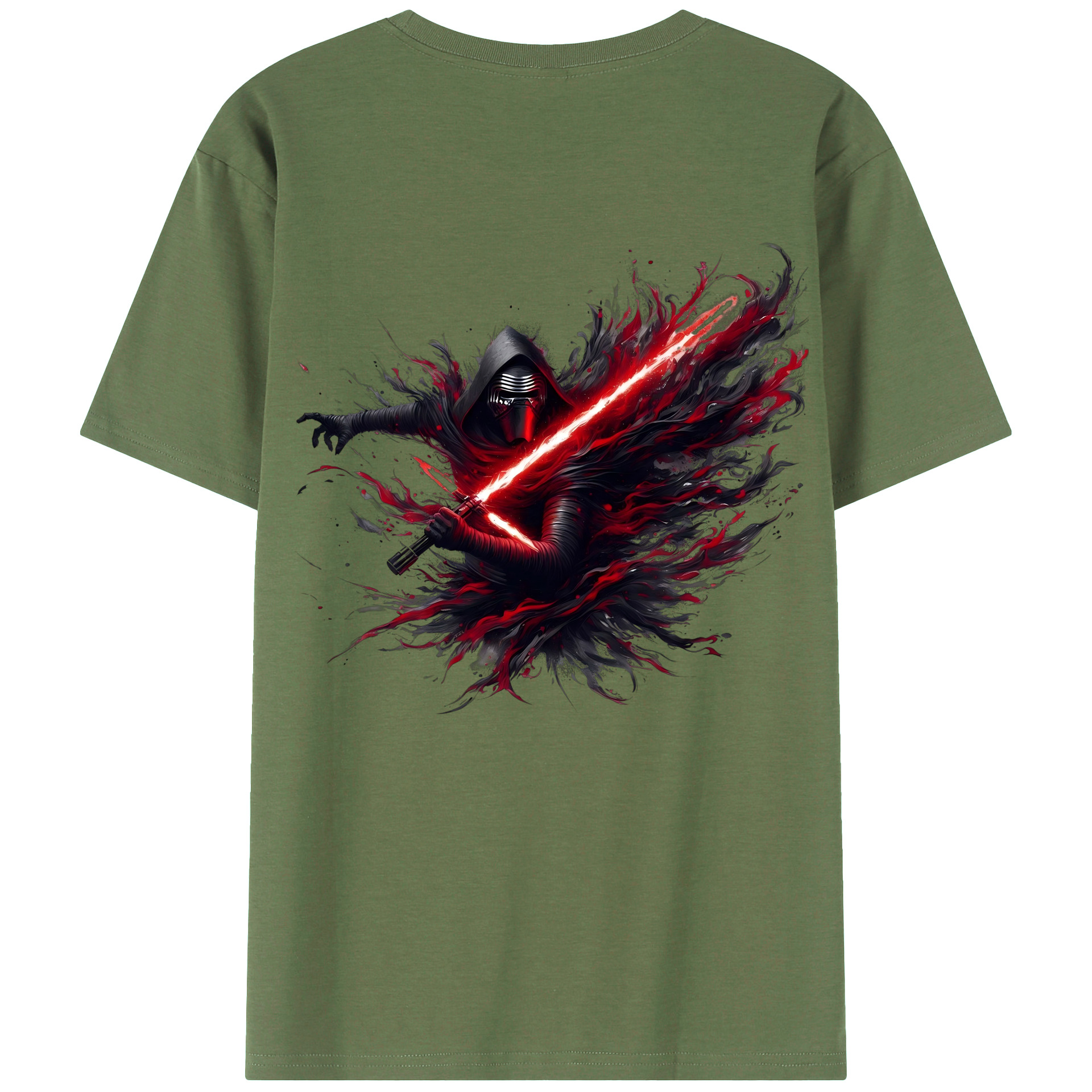 （画像用） スター・ウォーズ Star Wars 綿100％ メンズ半袖Tシャツ（バックプリント） 通気性